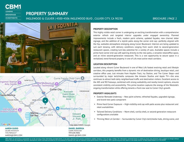 More Photos Of 4500-4506 Inglewood Blvd, Culver City General Retail For Sale