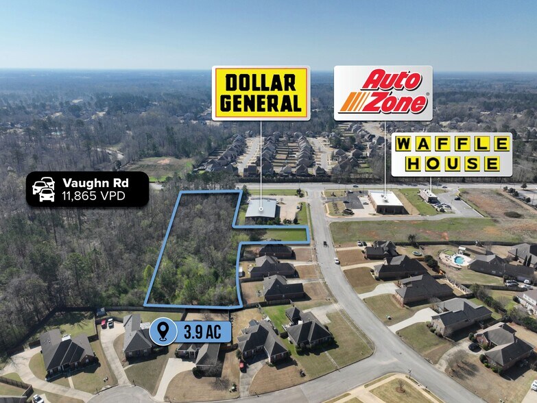 More Photos Of adj. to 9711 Vaughn Road Rd, Pike Road Land For Sale