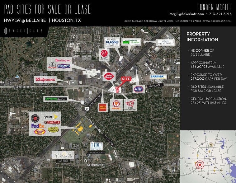 More Photos Of 7200 Bellaire Blvd, Houston Land For Sale