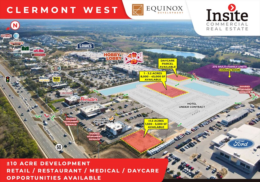 Primary Photo Of SR 50 and Sandhill View Blvd, Clermont Land For Sale