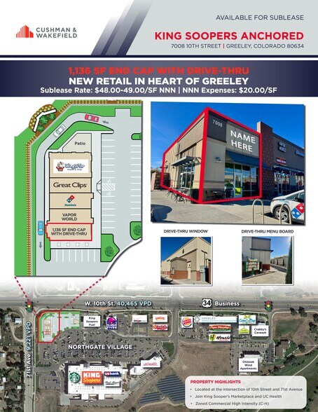 More Photos Of 7008 10th St, Greeley Freestanding For Lease