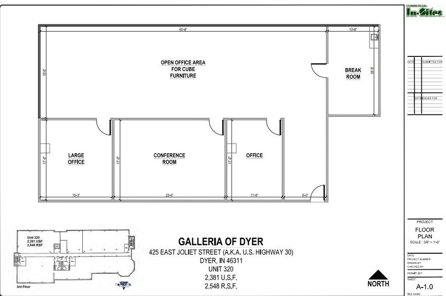 More Photos Of 425 Joliet St, Dyer Office For Sale
