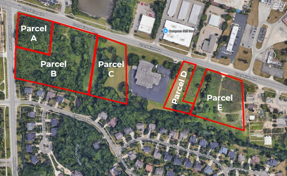 Primary Photo Of Grand River Ave @ Meadowbrook Rd, Novi Land For Sale