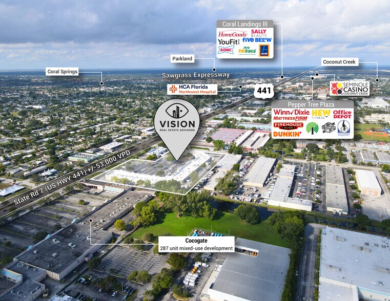 More Photos Of 1360 N State Road 7, Margate Freestanding For Lease