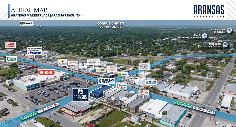 More Photos Of 361 S Commercial St, Aransas Pass Freestanding For Lease