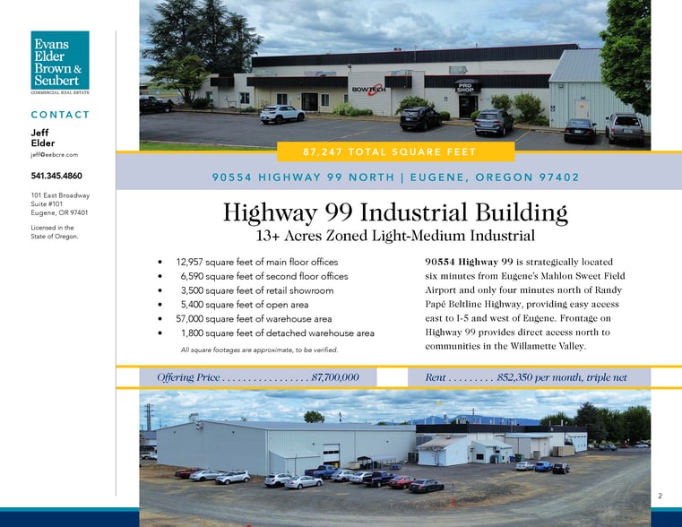 More Photos Of 90554 OR-99 Hwy, Eugene Manufacturing For Sale