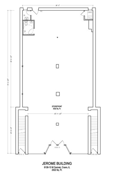 More Photos Of 6108 W Cermak Rd, Cicero Storefront For Lease