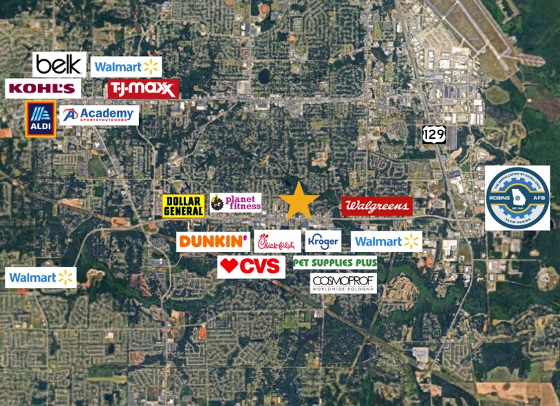 More Photos Of 400 Russell Pky, Warner Robins Freestanding For Lease
