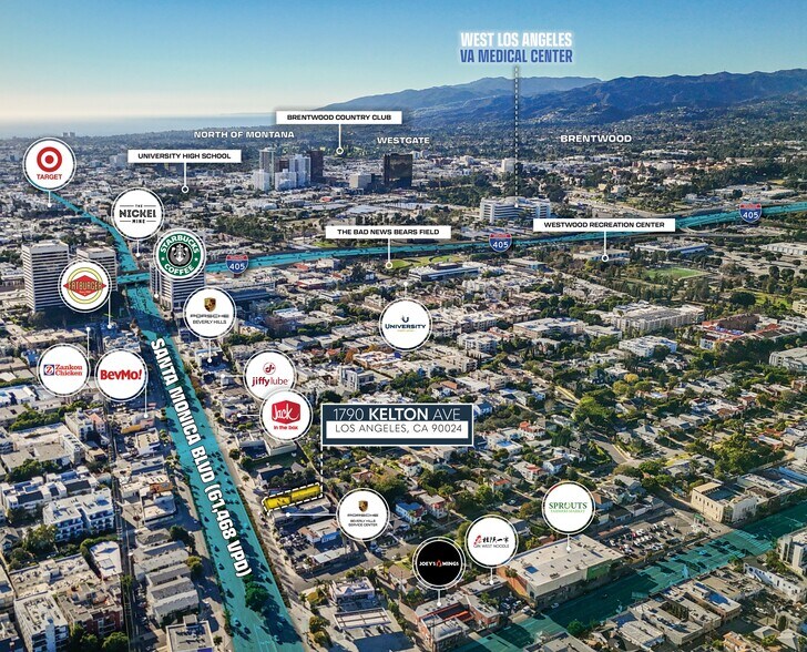 More Photos Of 1790-1796 Kelton Ave, Los Angeles Storefront For Lease