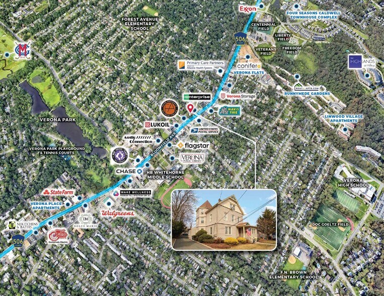 More Photos Of 10 S Prospect St, Verona Office Residential For Sale