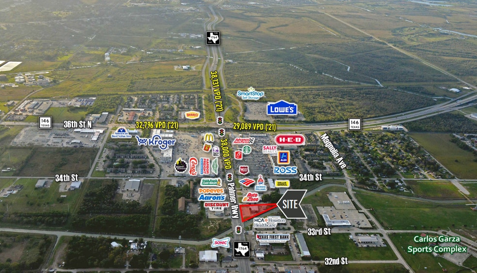 More Photos Of 3310 Palmer Hwy, Texas City Bank For Lease