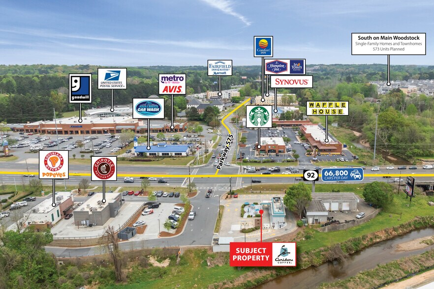 More Photos Of 9500 Hwy 92, Woodstock Fast Food For Sale