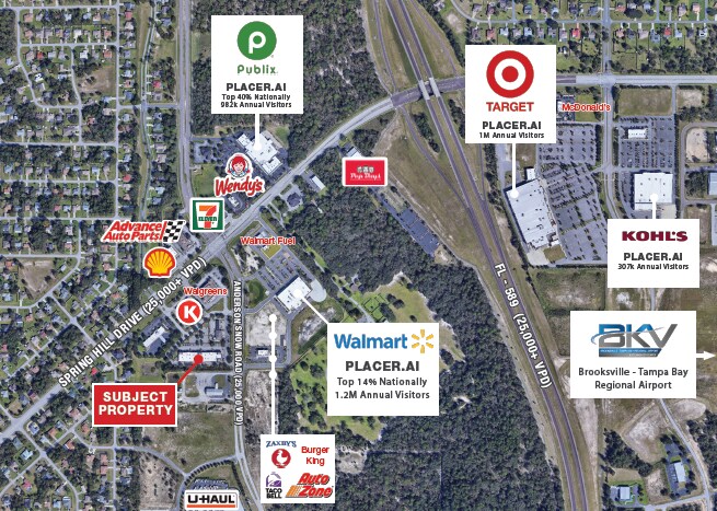 More Photos Of 3057-3095 Anderson Snow Rd, Spring Hill Storefront For Sale