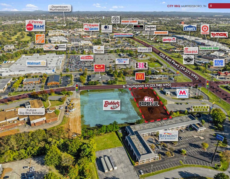 More Photos Of 115 N Thompson Ln, Murfreesboro General Retail For Sale