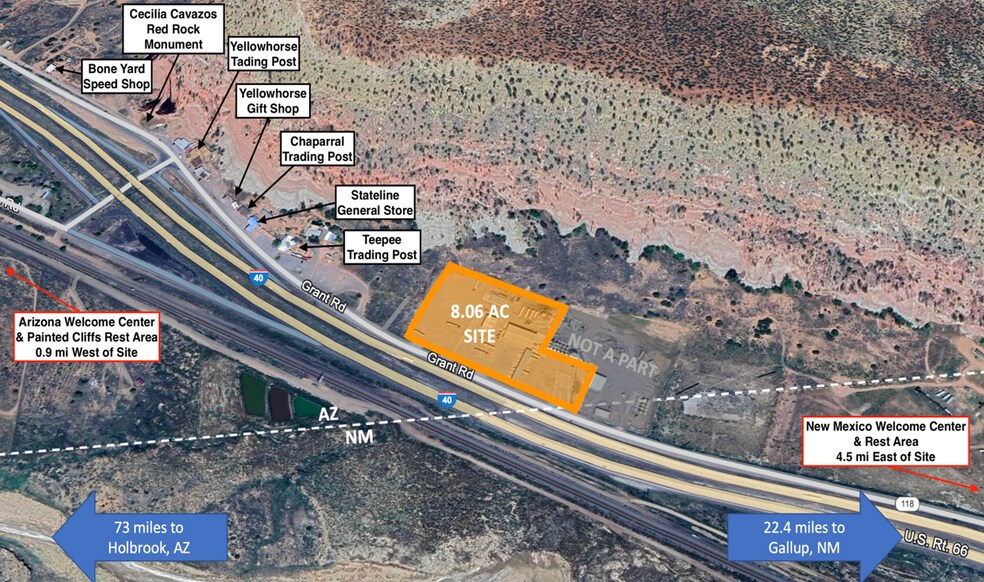 More Photos Of I-40 & EXIT 359 Grant rd, Lupton General Retail For Sale