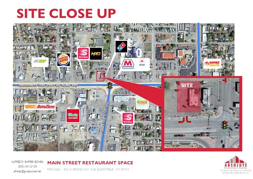 More Photos Of 506 W Broadway Ave, Bloomfield General Retail For Sale