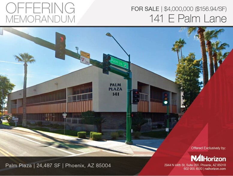 Primary Photo Of 141 E Palm Ln, Phoenix Office For Sale