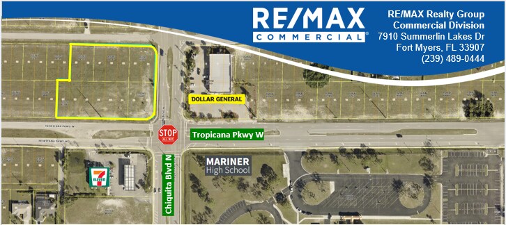 Primary Photo Of 1601 Tropicana Pky, Cape Coral Land For Sale