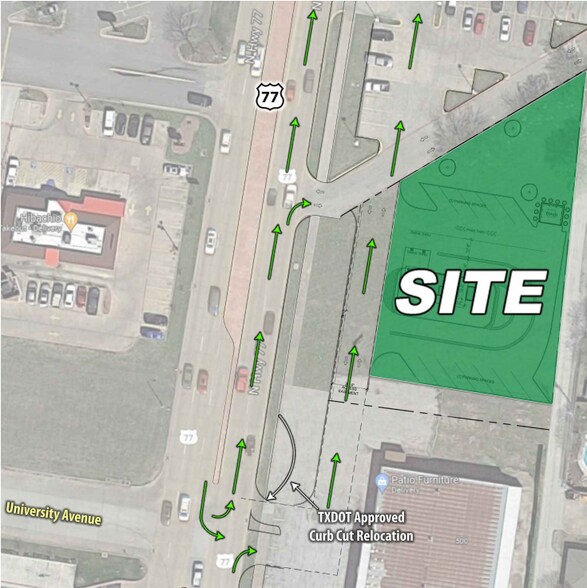 More Photos Of NEQ OF DALLAS HWY 77 & E UNIVERSITY AVE, Waxahachie Land For Lease