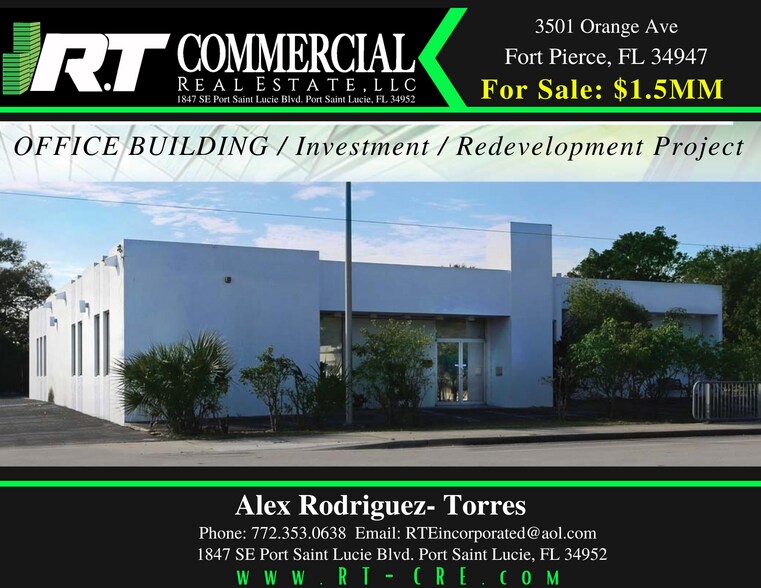 Primary Photo Of 3501 Orange Ave, Fort Pierce Office For Sale