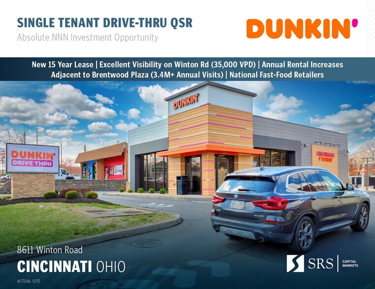 Primary Photo Of 8611 Winton Rd, Cincinnati Fast Food For Sale
