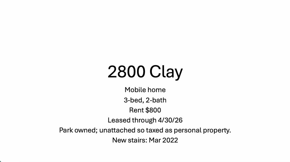 More Photos Of 2902 Clay St, De Soto Manufactured Housing Mobile Home Park For Sale