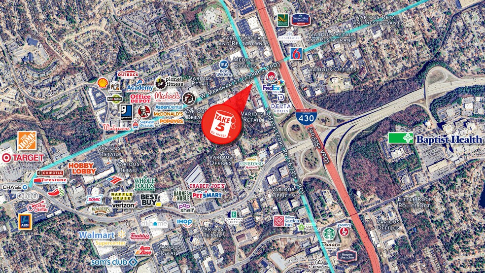 More Photos Of 10801 W Markham St, Little Rock Freestanding For Sale