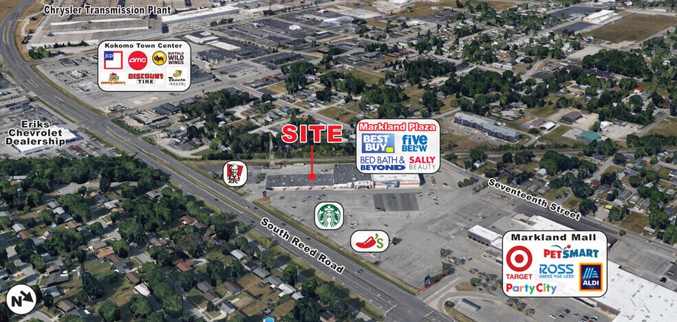 More Photos Of 1403-1437 S Reed Rd, Kokomo Storefront For Lease