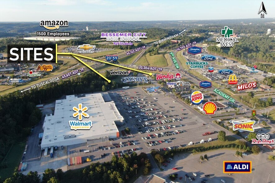 More Photos Of 804B Academy Dr, Bessemer Land For Lease