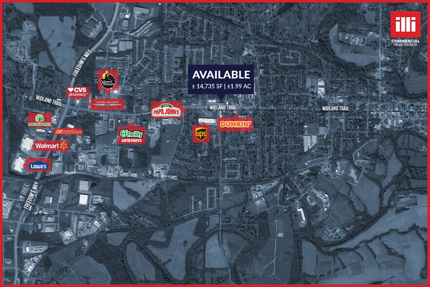 More Photos Of 1605 Midland Trl, Shelbyville Freestanding For Lease