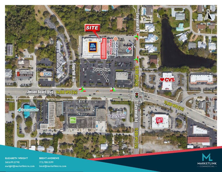 Primary Photo Of 1105-1119 NE Jensen Beach Blvd, Jensen Beach Supermarket For Lease