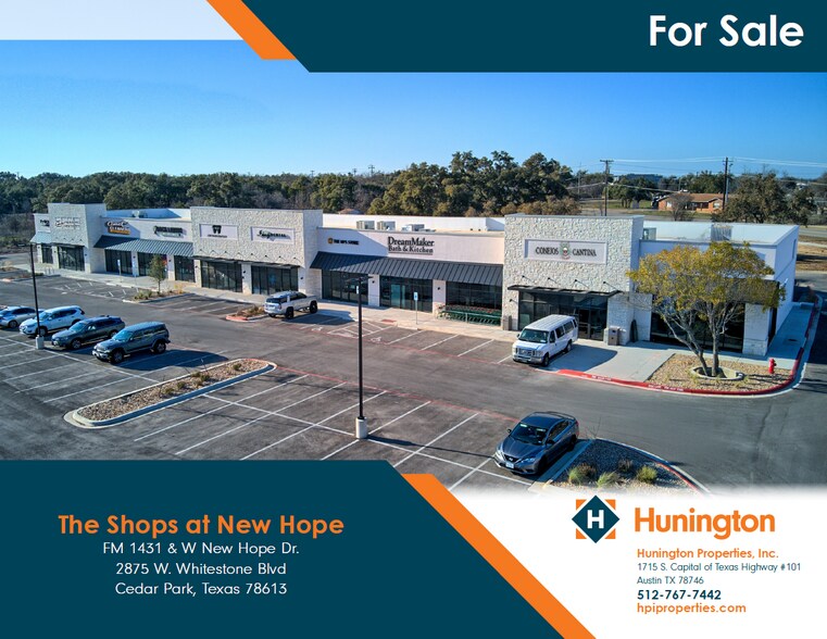 Primary Photo Of FM 1431 & W. New Hope Dr, Cedar Park Storefront For Sale