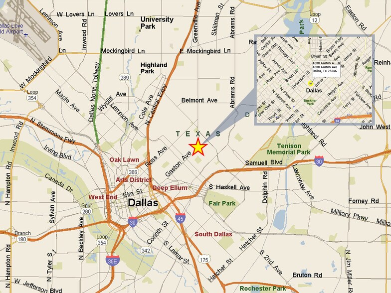 More Photos Of 4838 Gaston Ave, Dallas Land For Lease