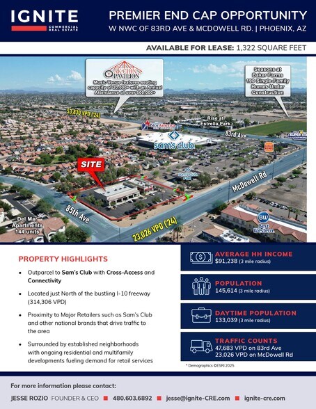 More Photos Of 8450 W McDowell Rd, Phoenix Freestanding For Lease