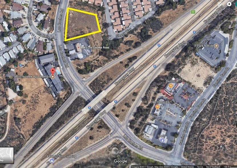 More Photos Of 8445 Los Coches Rd, El Cajon Land For Lease