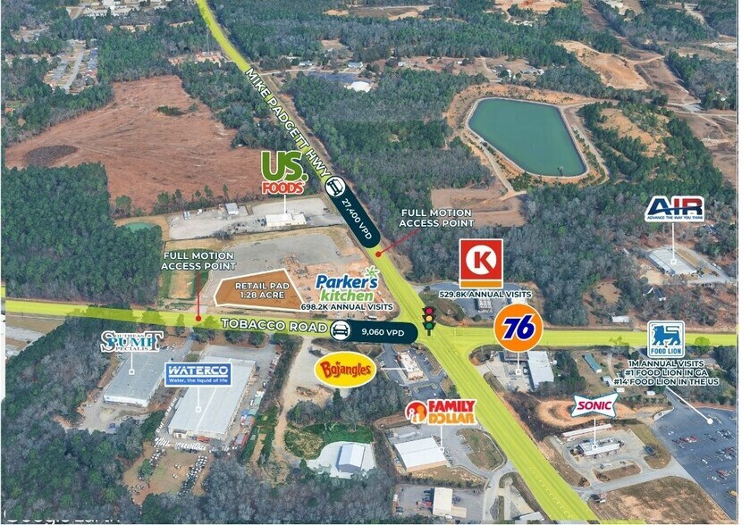 More Photos Of 3661 Mike Padgett Hwy, Augusta Land For Lease