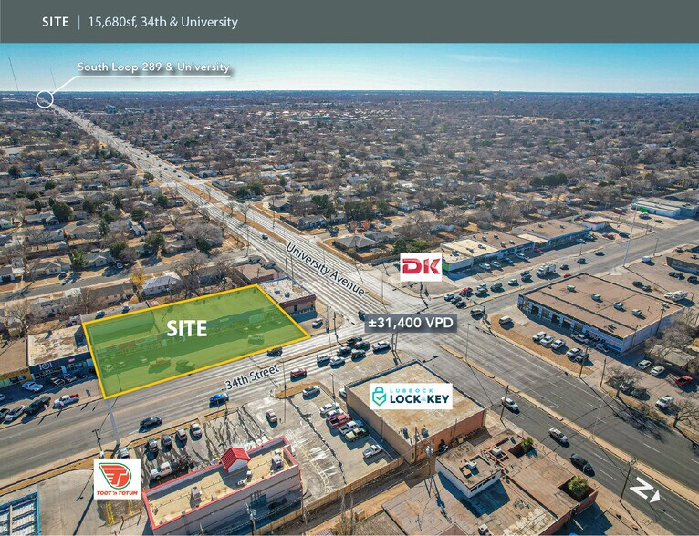 More Photos Of 2431-2449 34th St, Lubbock General Retail For Sale