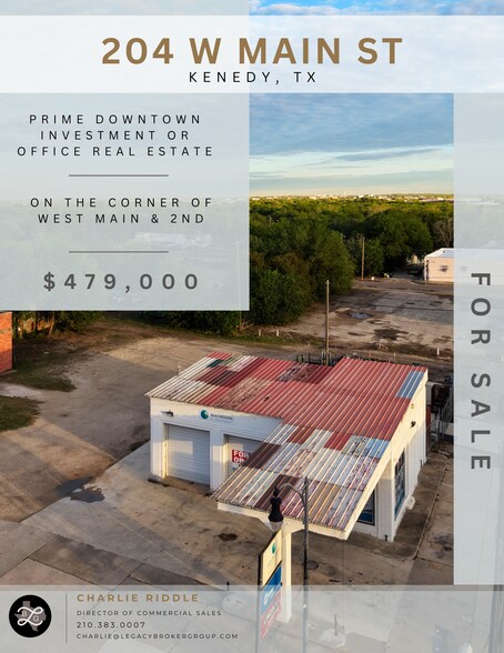 Primary Photo Of 204 W Main St, Kenedy General Retail For Sale