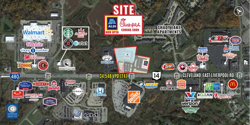 Primary Photo Of 9610 State Route 14, Streetsboro Land For Lease