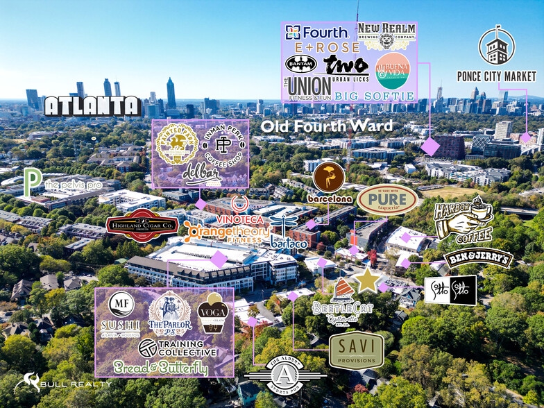 More Photos Of 309 N Highland Ave, Atlanta Restaurant For Lease