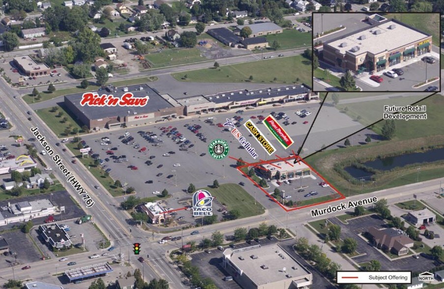 More Photos Of 210-240 W Murdock Ave, Oshkosh Storefront For Lease