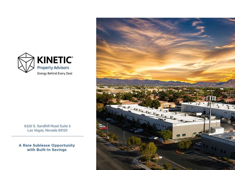 Primary Photo Of 6320 S Sandhill Rd, Las Vegas Warehouse For Lease