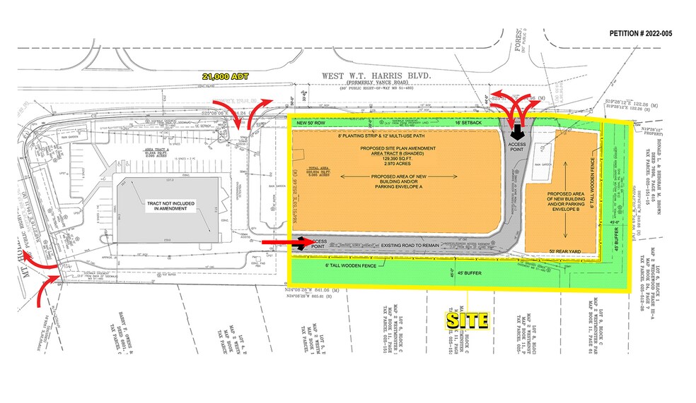 More Photos Of W W.T. Harris & Mt. Holly-Huntersville Rd blvd, Charlotte Land For Lease