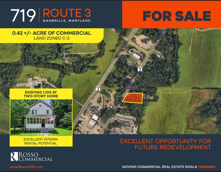 Primary Photo Of 719 Md Route 3 N, Gambrills Land For Sale