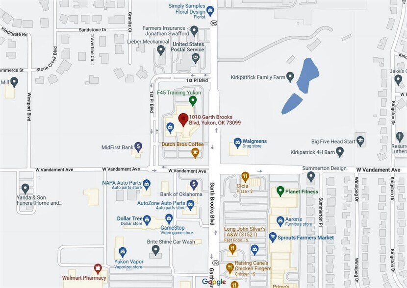 More Photos Of 1010 Garth Brooks Blvd, Yukon Storefront Retail Office For Lease