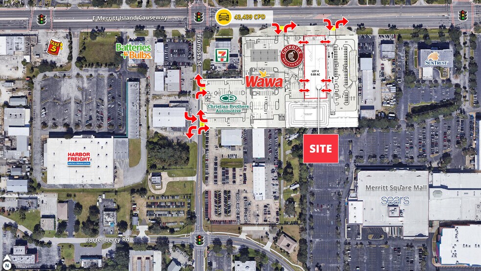 More Photos Of 445 E Merritt Island Cswy, Merritt Island Land For Lease