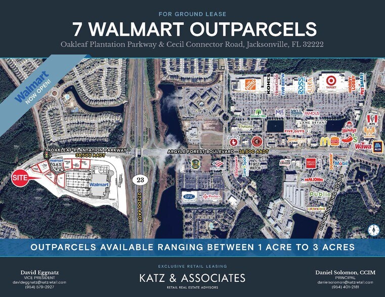 Primary Photo Of SWC Oakleaf Plantation Pky & Cecile Commerce Center Pk, Jacksonville Land For Lease