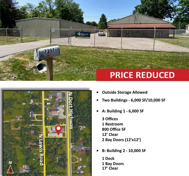 More Photos Of 7257 N Dort Hwy, Mount Morris Warehouse For Lease
