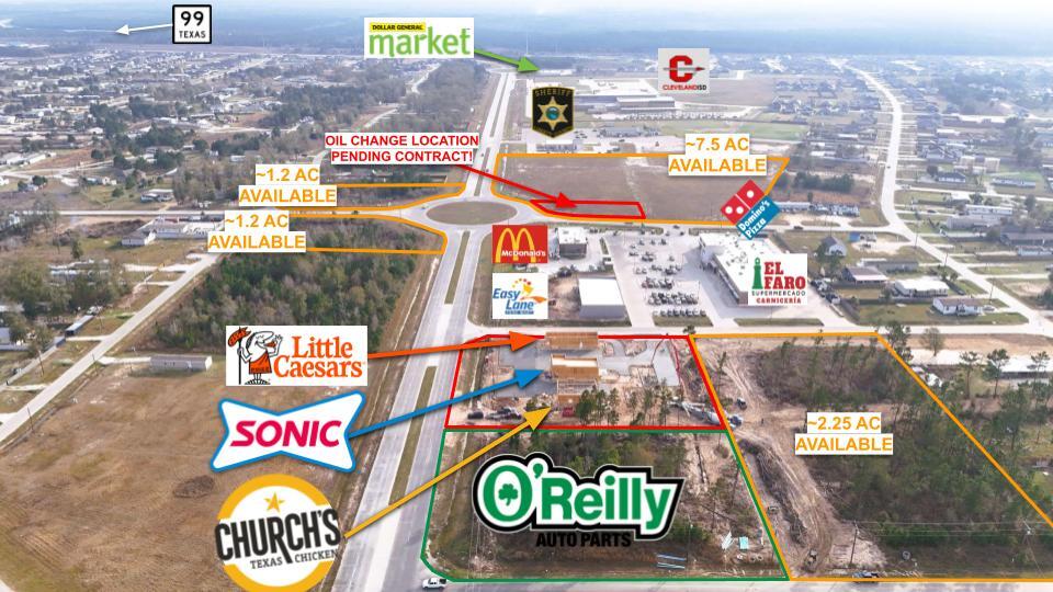 Primary Photo Of Commercial Corner- San Marcos & San Felipe, Cleveland Land For Sale
