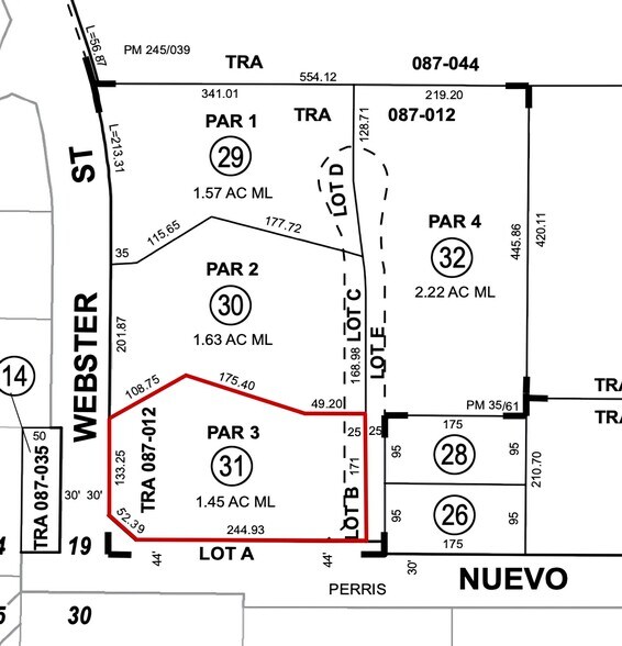 More Photos Of NE Corner of Nuevo Rd. and Webster Ave, Perris Land For Sale